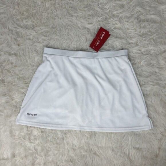 Spiro Pants - NWT SPIRO Women's White Sport Fitness Golf Tennis Skirt Skort Large 16 XL